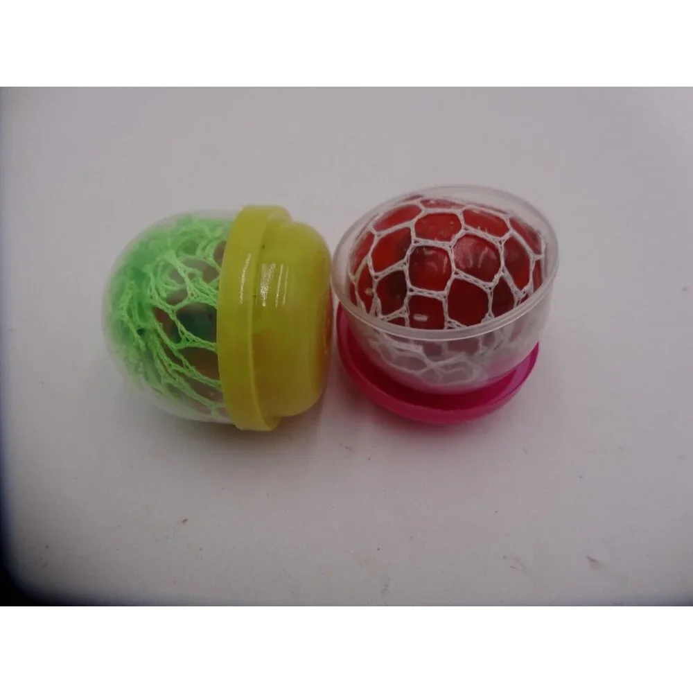 Psychedelic Ball Mesh Squeeze Ball Sensory Toys Anxiety Fidget Random Colors x 2